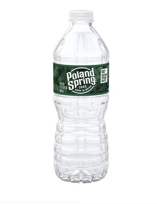 100% Natural Spring Water 16.9 Fl Oz 12 Pack V4044