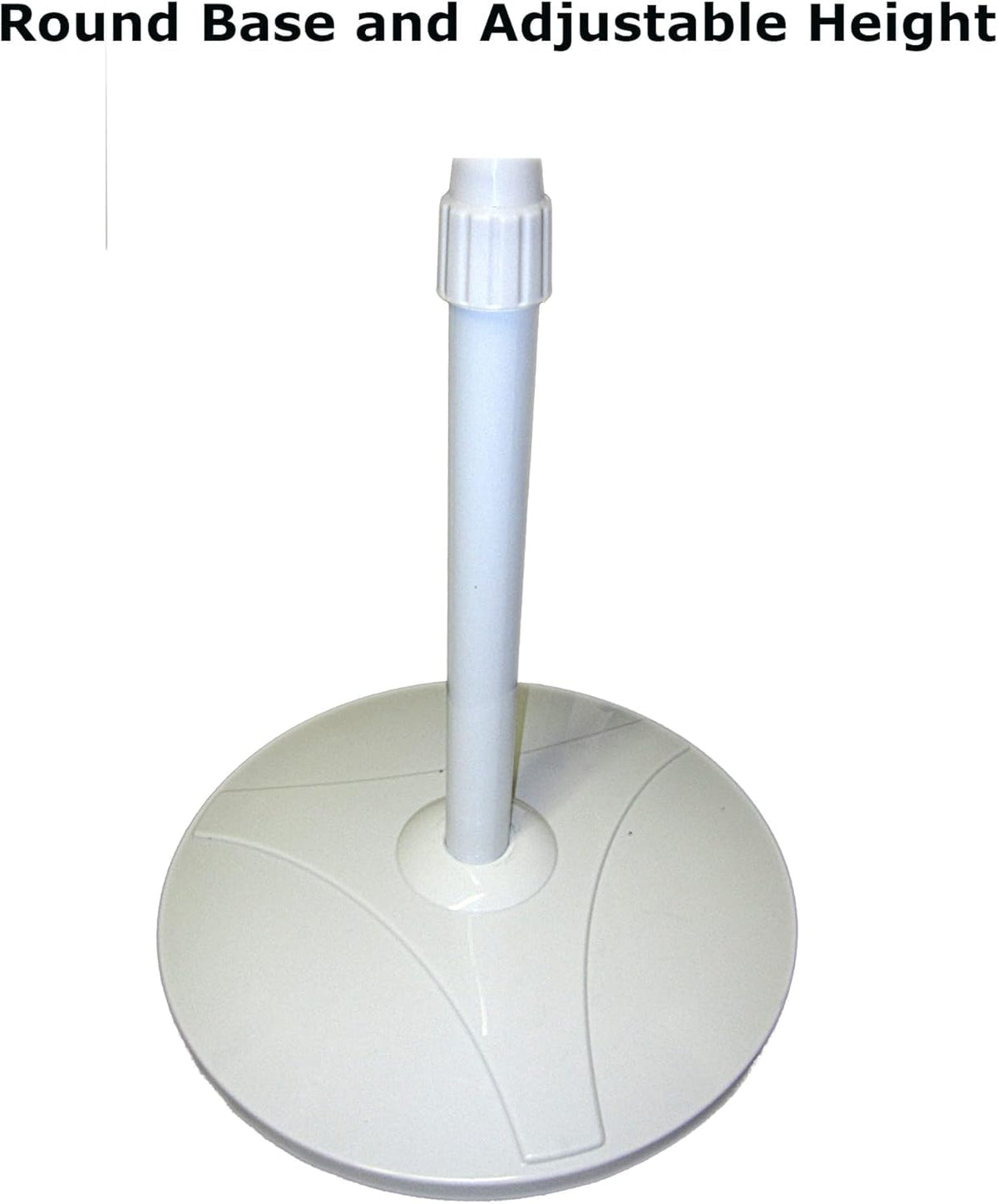 16-Inch Oscillating Stand Fan with Remote Control, White D430017