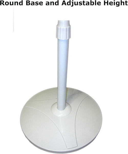 16-Inch Oscillating Stand Fan with Remote Control, White D430017