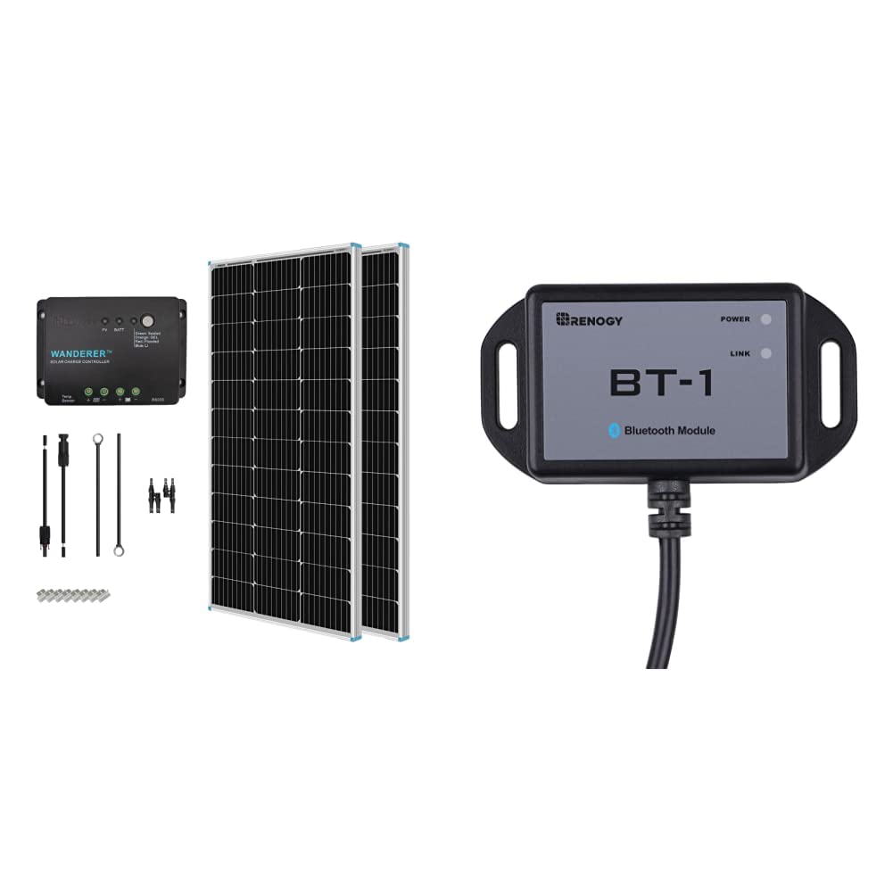 200 Watt 12 Volt Monocrystalline Solar Panel Starter Kit T57810