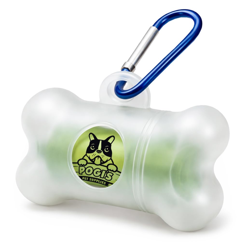 Dog Poop Bag Holder & Dispenser with 15 Unscented Bags V6041