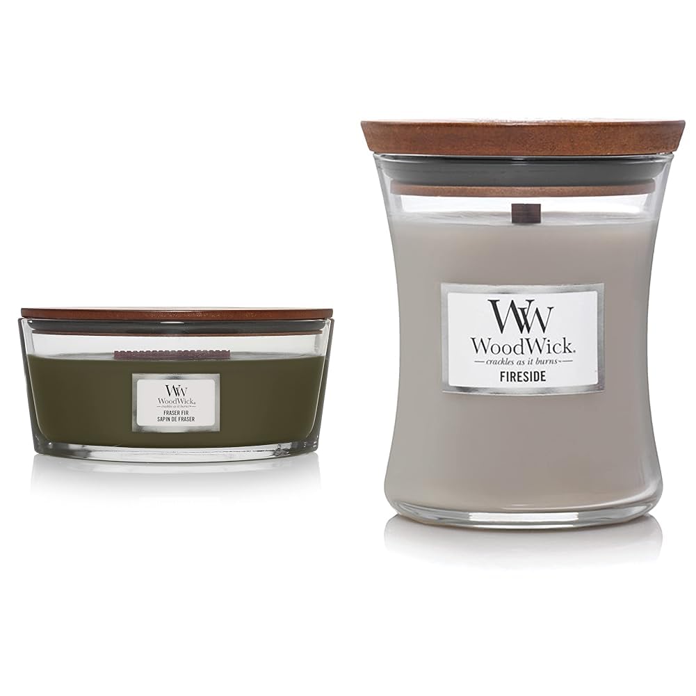 16oz Scented Candle with Wood Wick Q53409