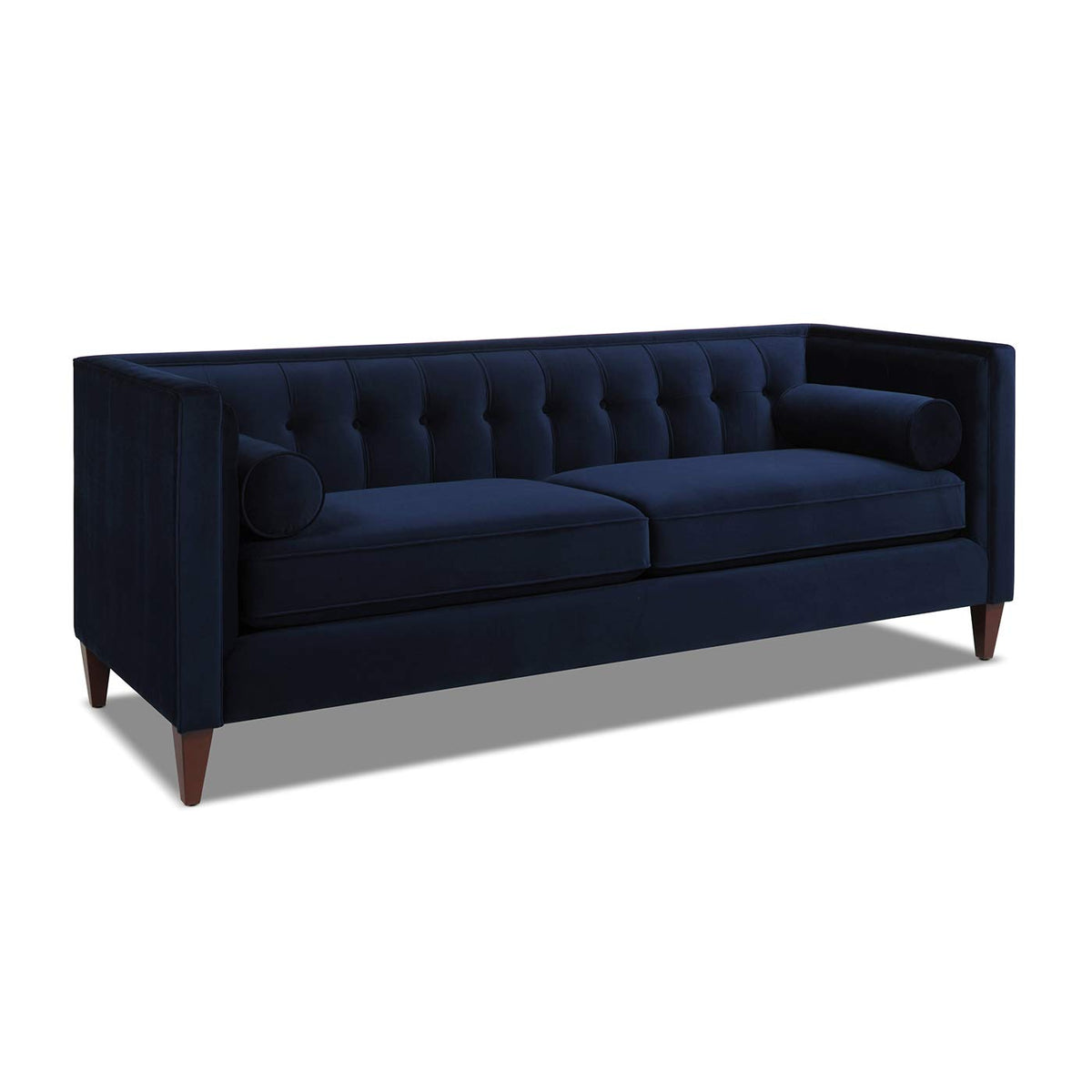 Dark Navy Blue Performance Velvet Tufted Sofa U126