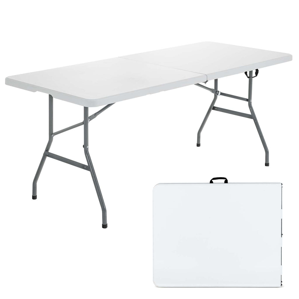 White 6ft Folding Plastic Table M39662