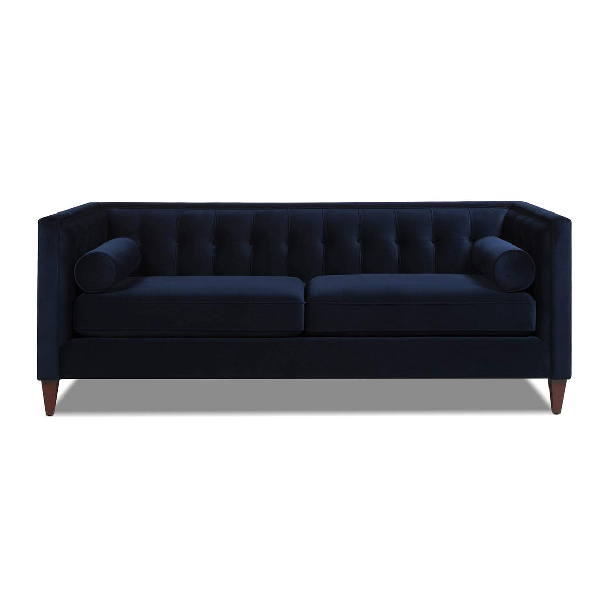 Dark Navy Blue Performance Velvet Tufted Sofa U126