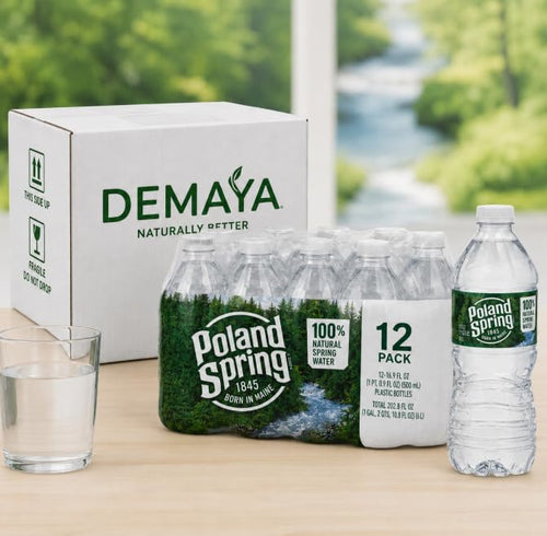 100% Natural Spring Water 16.9 Fl Oz 12 Pack V4044