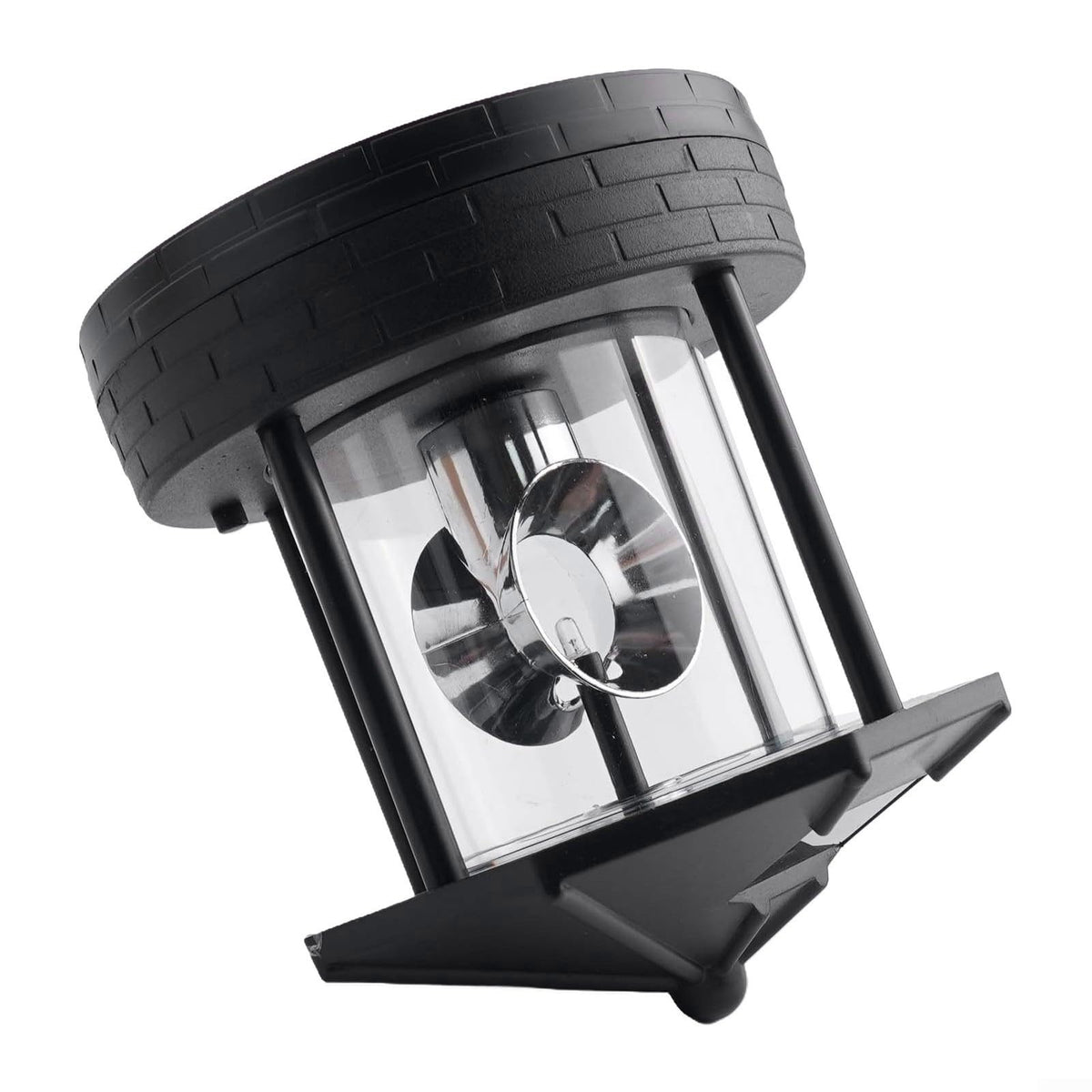 Black Solar Lighthouse Lawn Light S1967