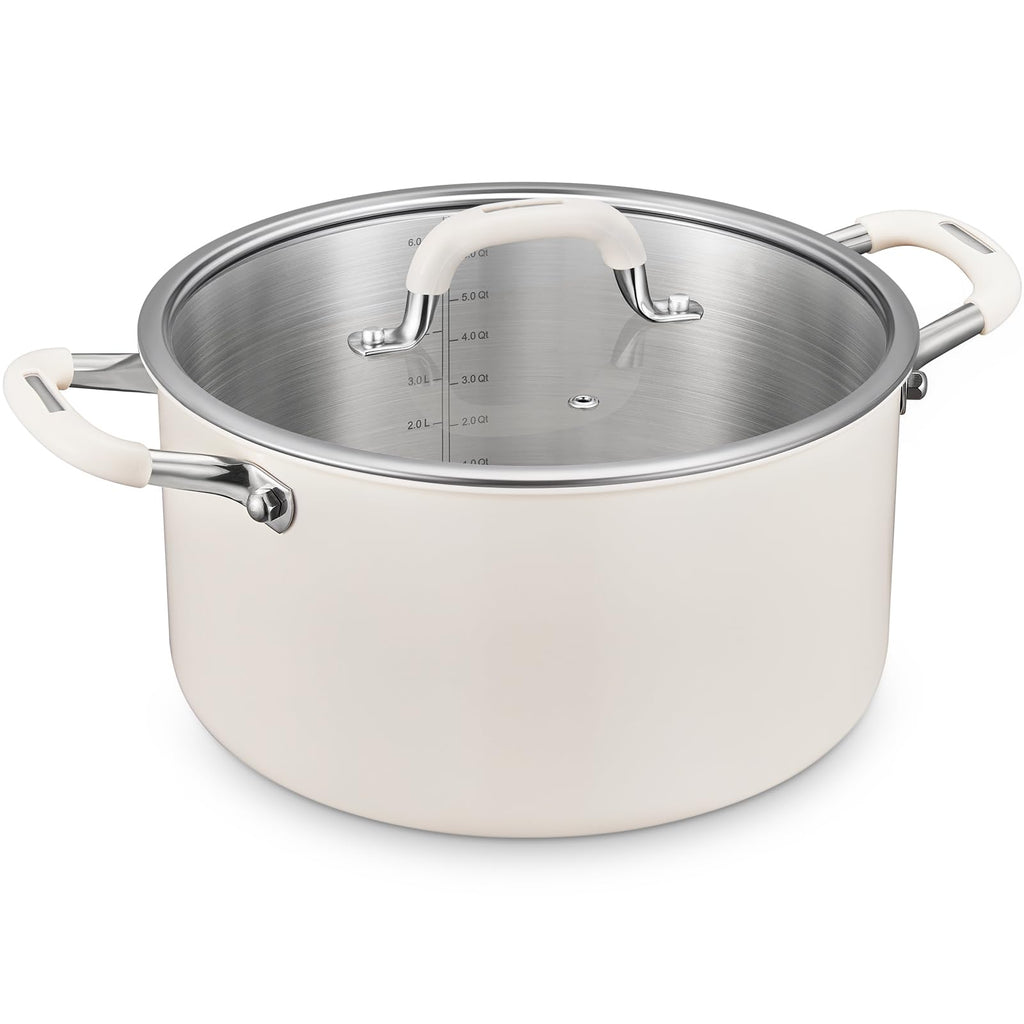 10QT 3-Ply Stainless Steel Stock Pot with Lid H864