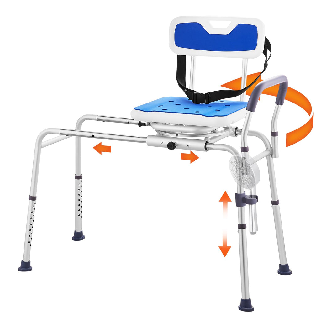 Sliding Tub Transfer Bench with 360 Degree Swivel Seat T52472