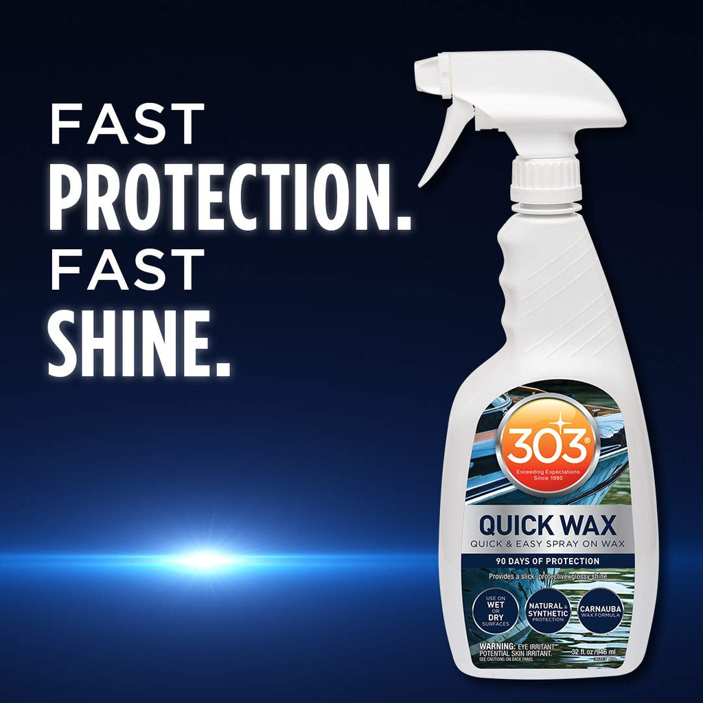 Marine Quick Wax Spray On Carnauba Wax 32 fl. oz. 6 Pack T1645