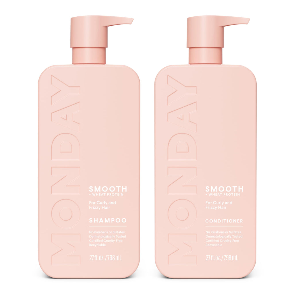 Smooth Shampoo + Conditioner Set 2 Count 27 oz Coconut Oil Shea Butter Q6658