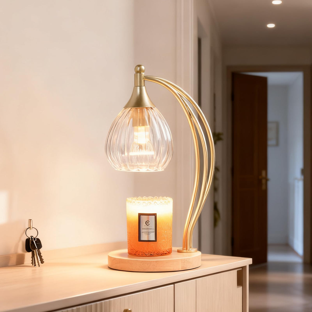 Dimmable Candle Warmer Lamp with Timer M28598