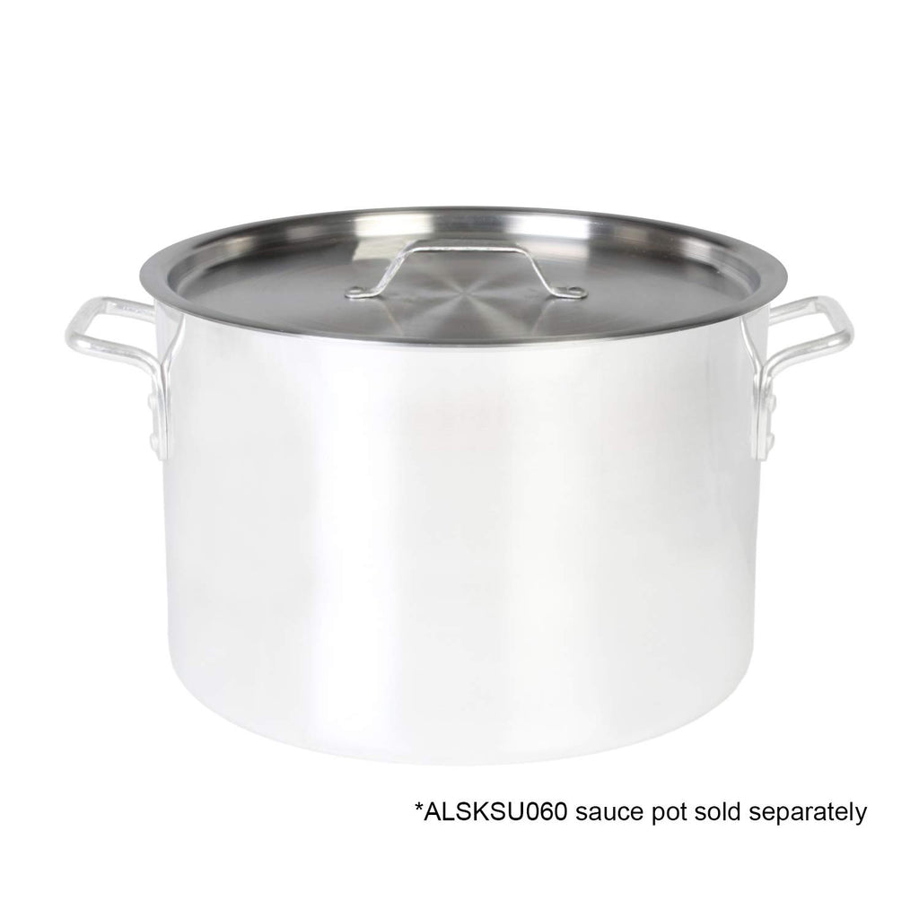 60 qt Aluminum Sauce Pot with Lid H111