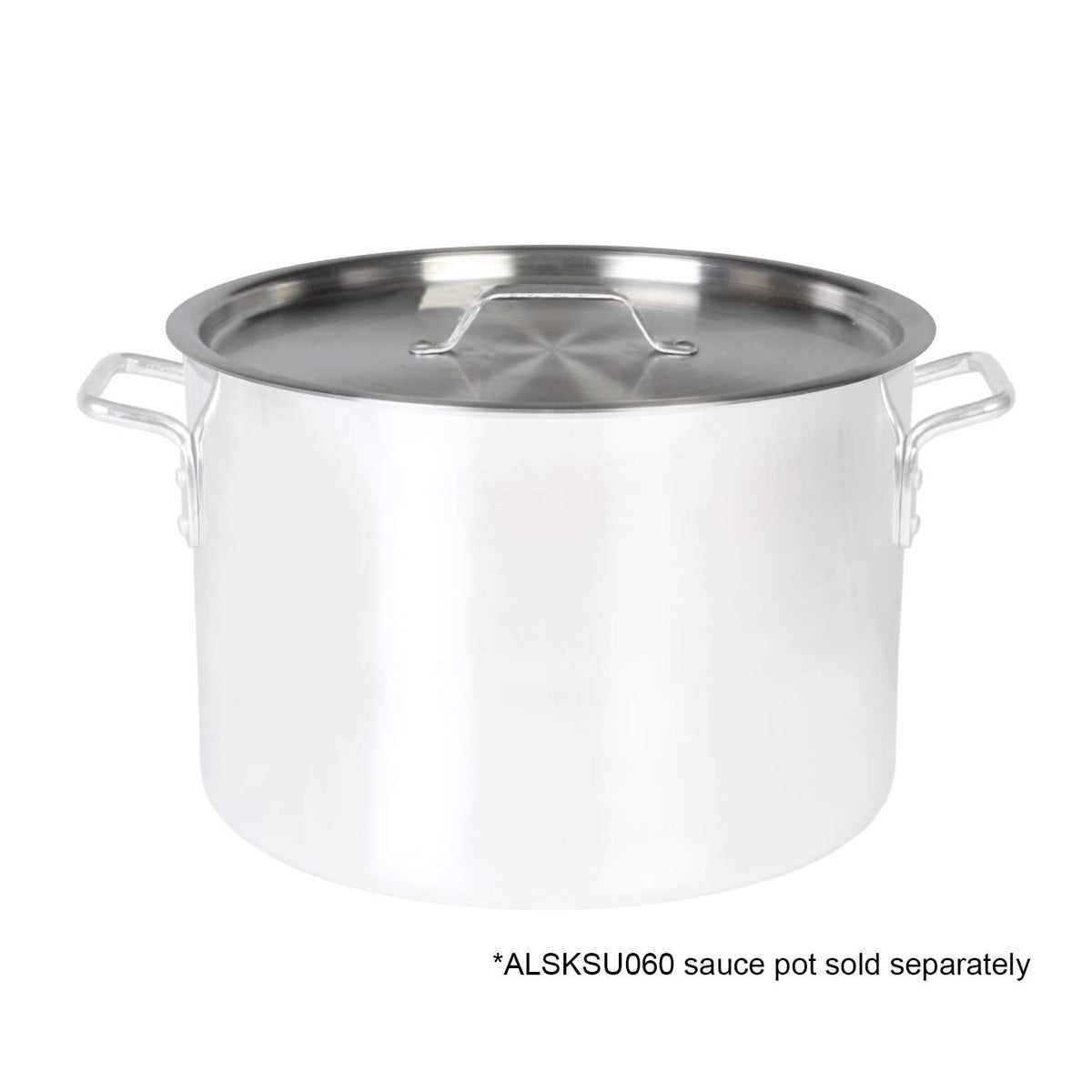 60 qt Aluminum Sauce Pot with Lid H111