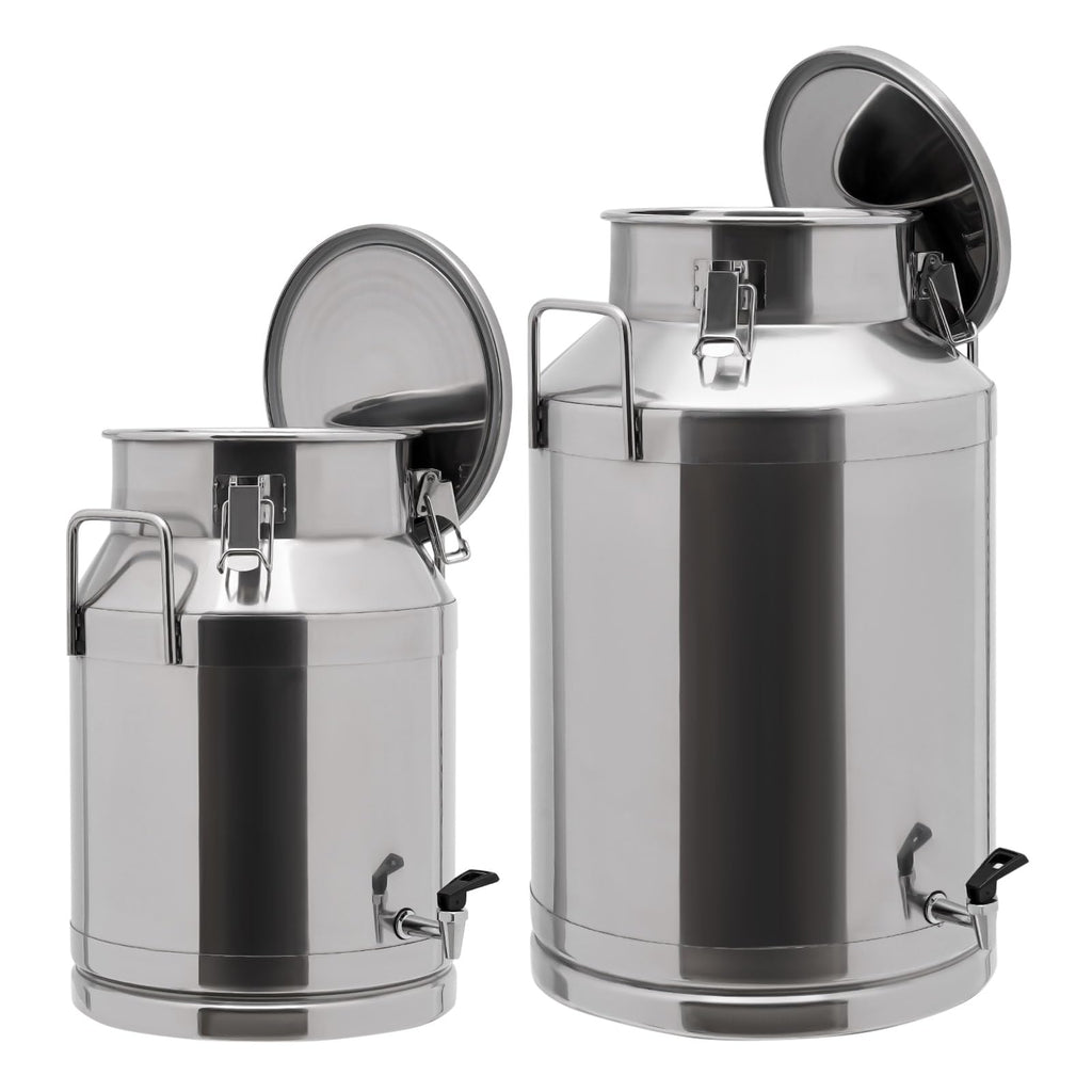 304 Stainless Steel Milk Can with Sealed Lid G367641
