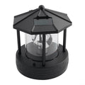 Black Solar Lighthouse Lawn Light S1967