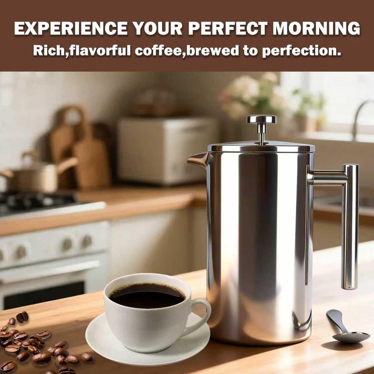 French Press Coffee Maker 61 oz Y5282