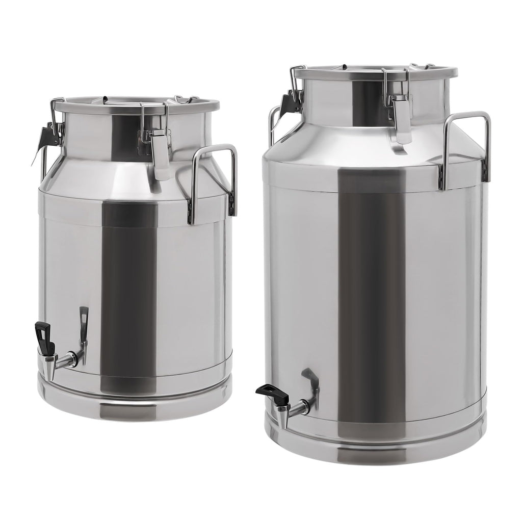 304 Stainless Steel Milk Can with Sealed Lid G367641