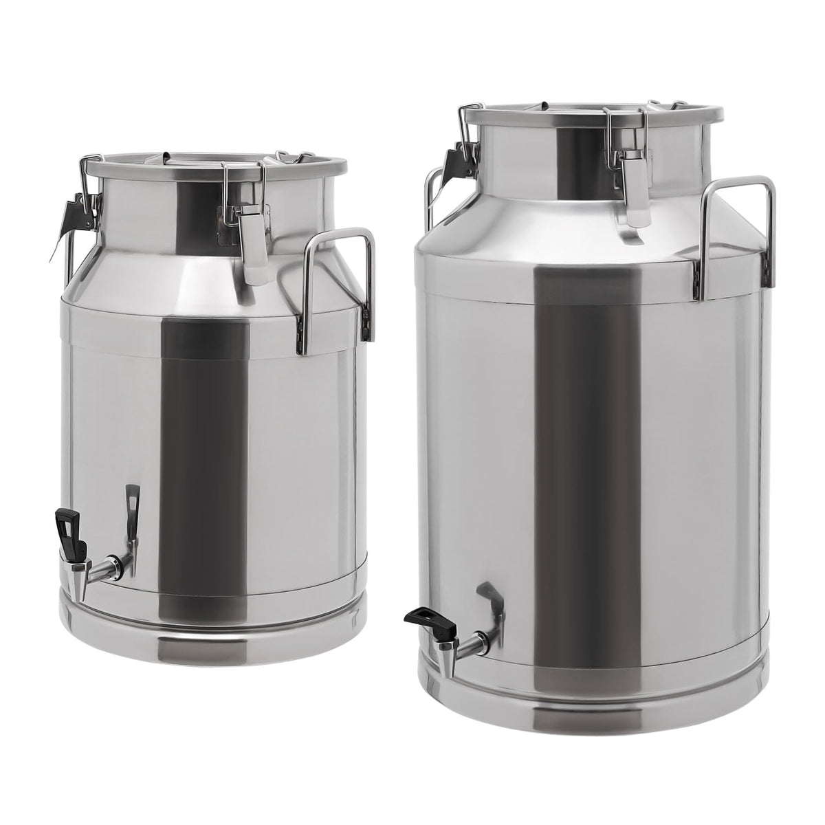 304 Stainless Steel Milk Can with Sealed Lid G367641