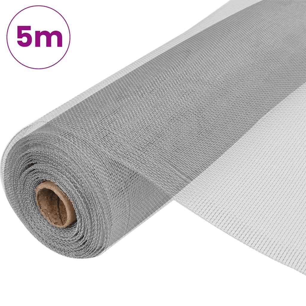 Aluminum Mesh Screen Roll 39.4 x 196.9 Inches Silver U7241