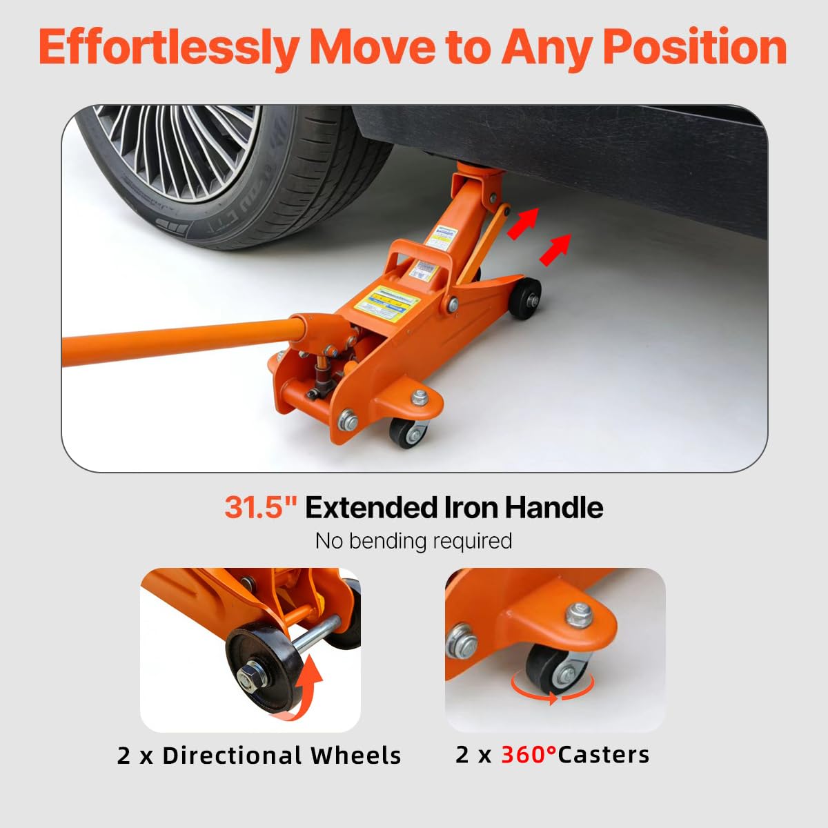 2 Ton Low Profile Hydraulic Floor Jack E5294
