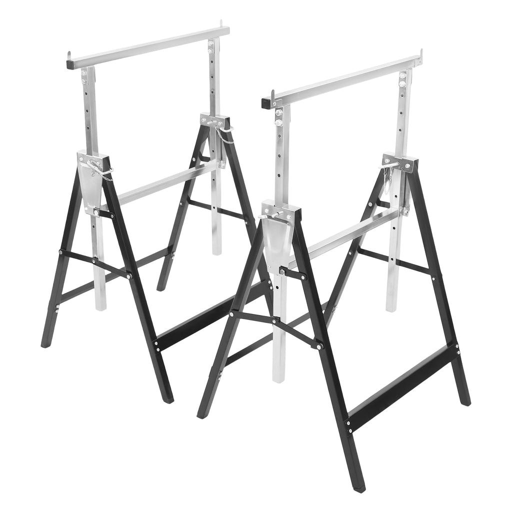 2 Pack Height Adjustable Folding Saw Horses M981