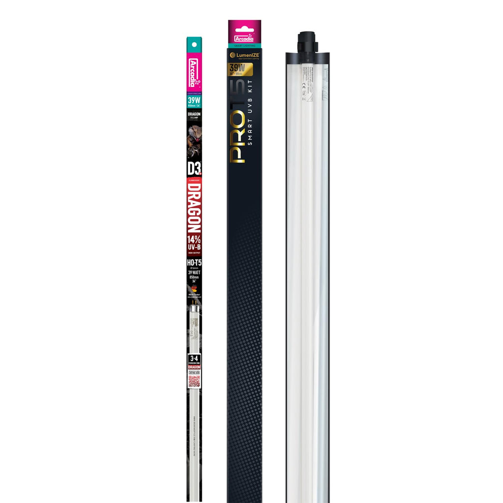 36" 39 Watts 14% UVB Reptile Light Fixture Kit E3408
