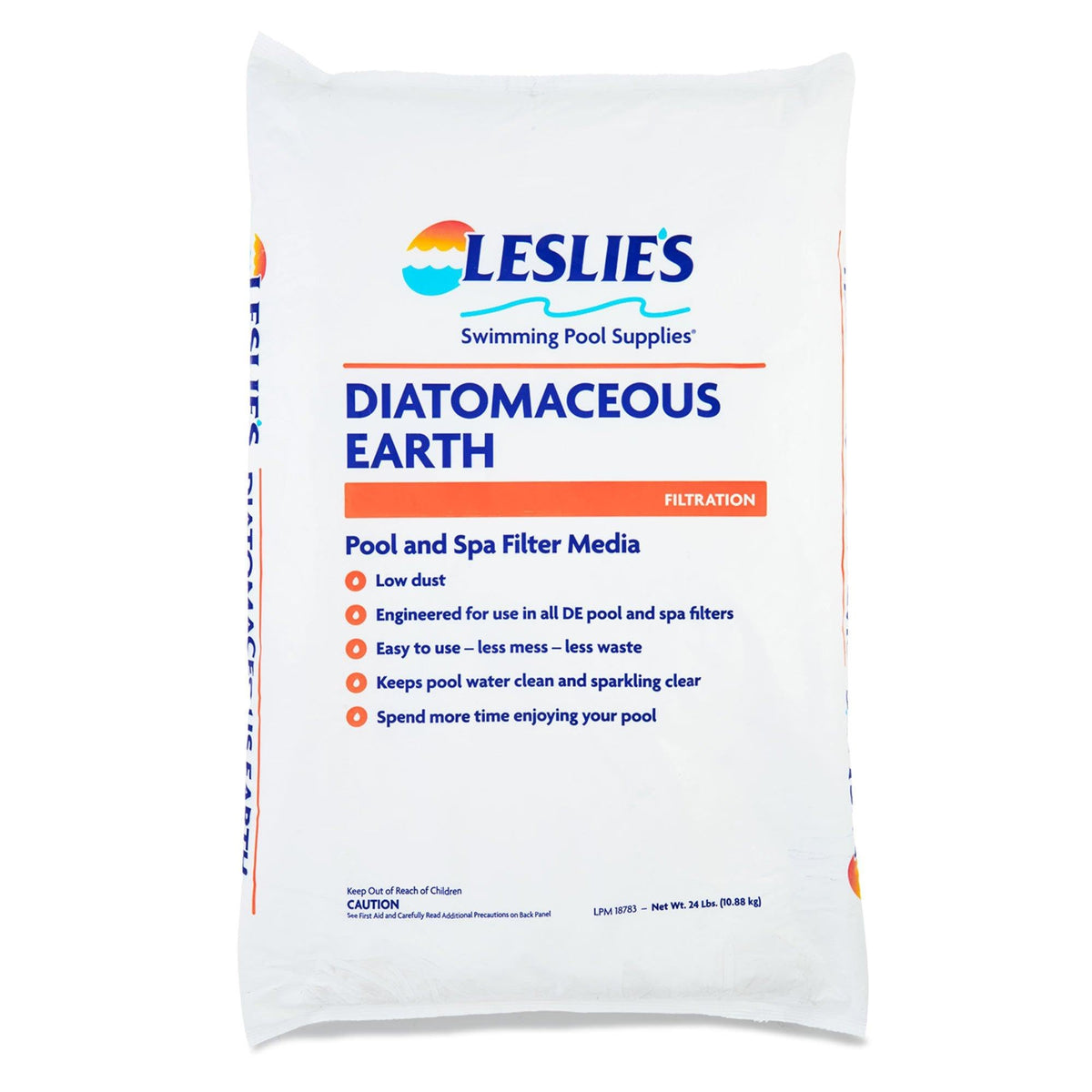 Diatomaceous Earth Pool Filter Powder 24 lb Bag E125