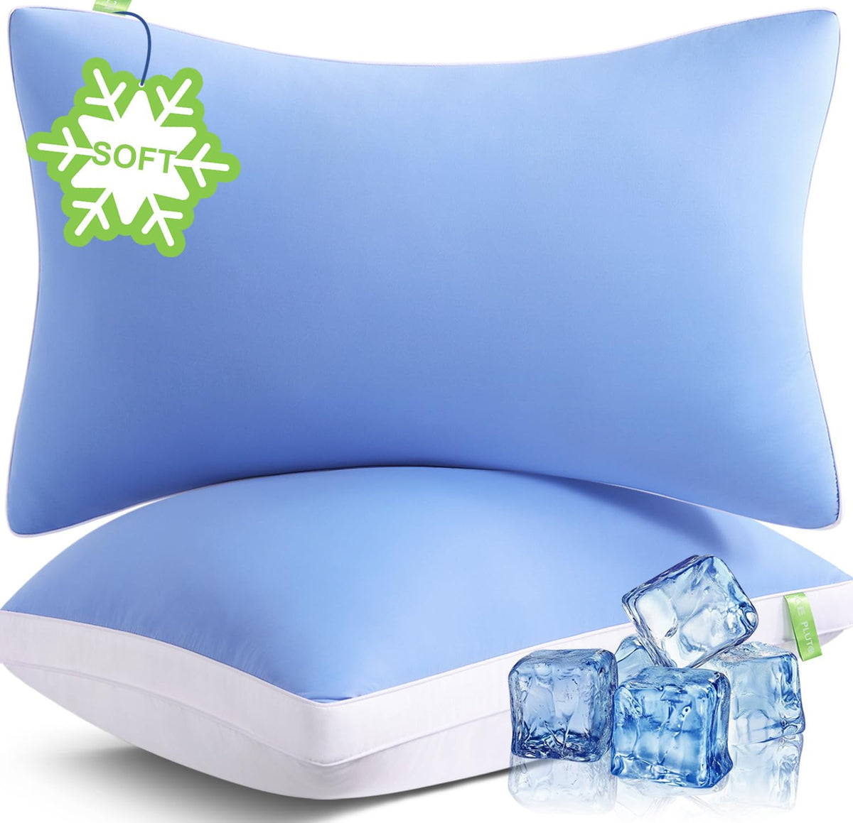 King Size Set of 2 Down Alternative Bed Pillows K25246