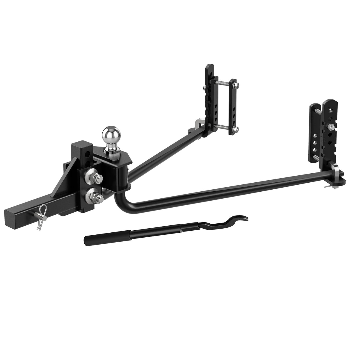 Weight Distribution Hitch with Sway Control, 10000 lbs Towing, 2-Inch Shank P161038