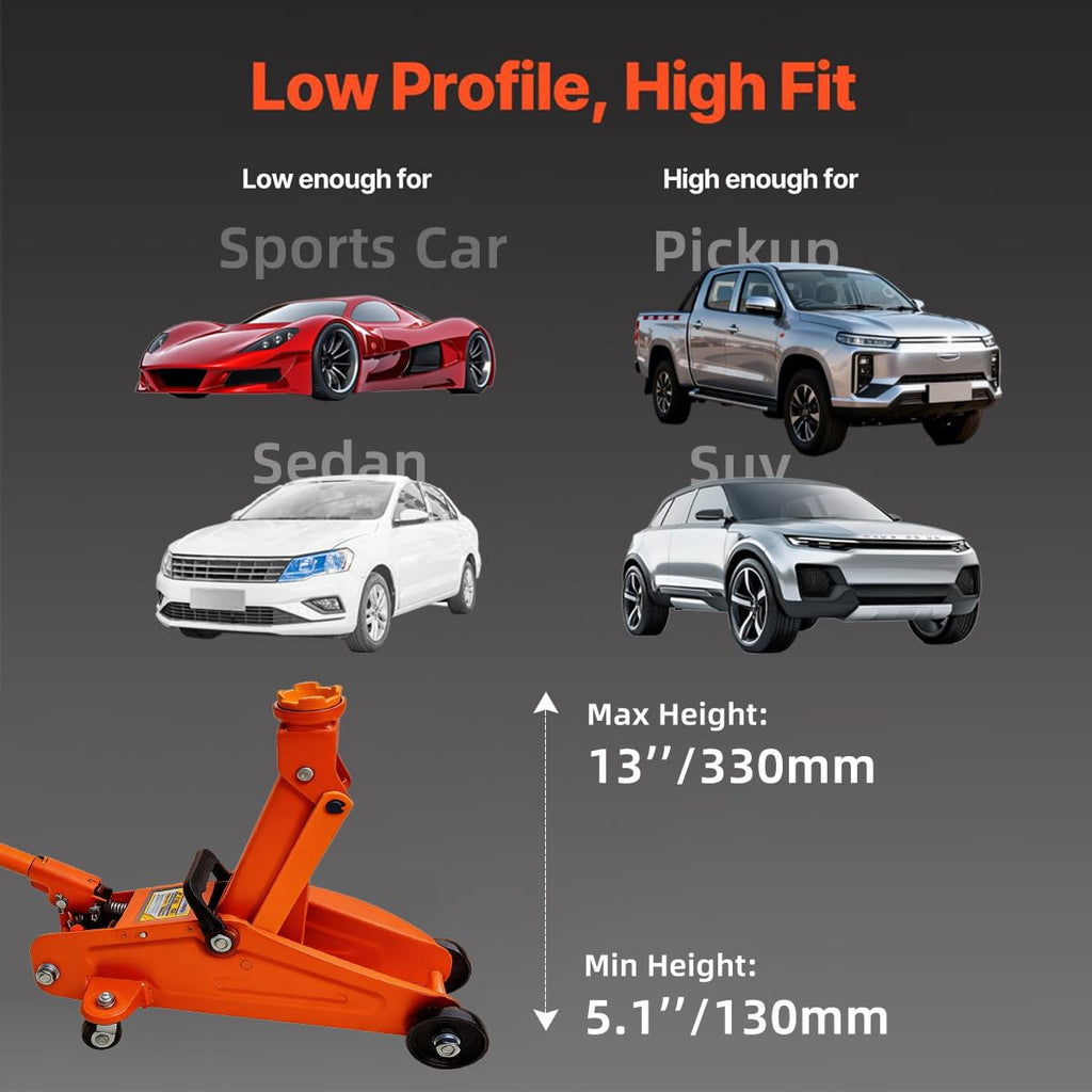 2 Ton Low Profile Hydraulic Floor Jack E5294