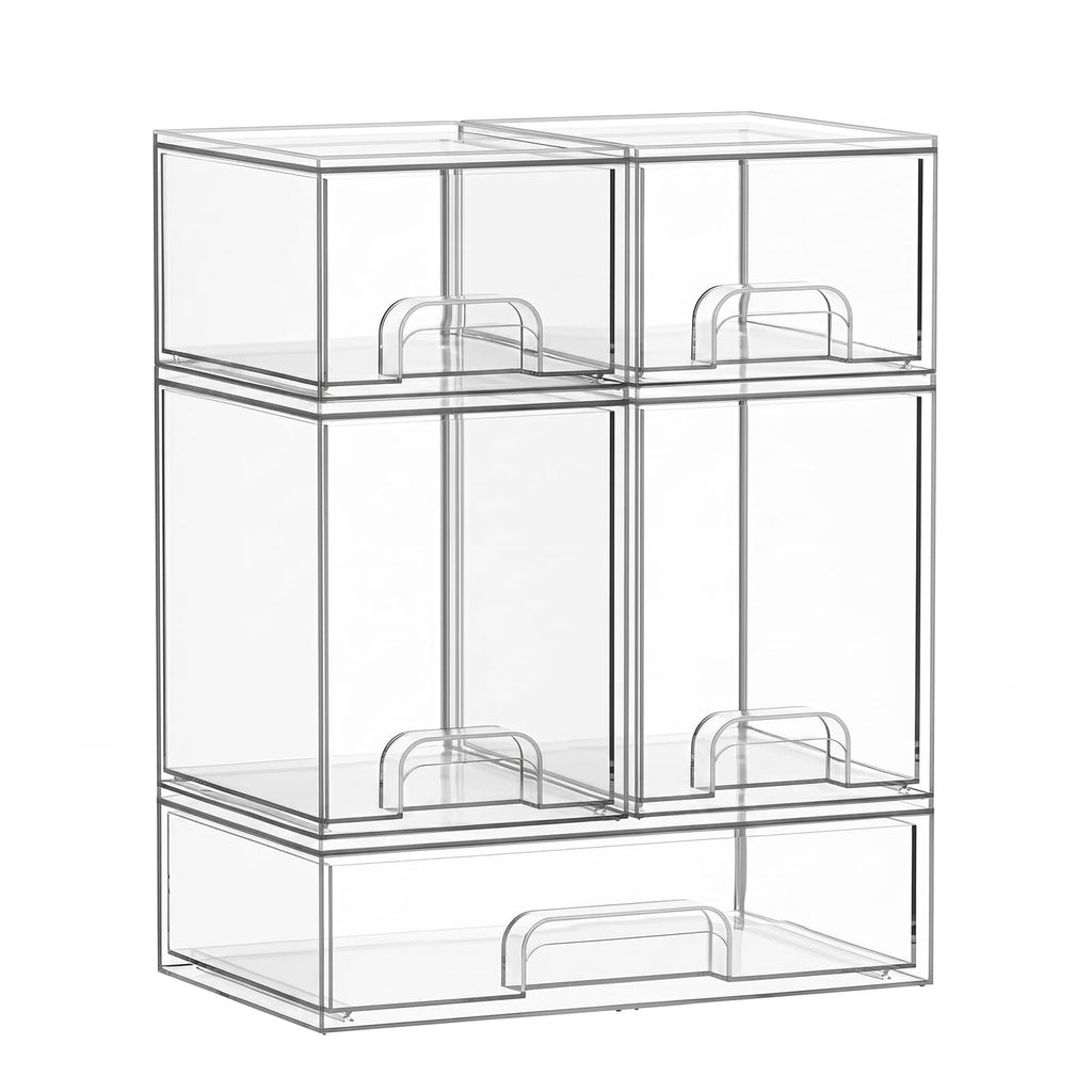 Acrylic Stackable Bottle Storage Organizer C85398