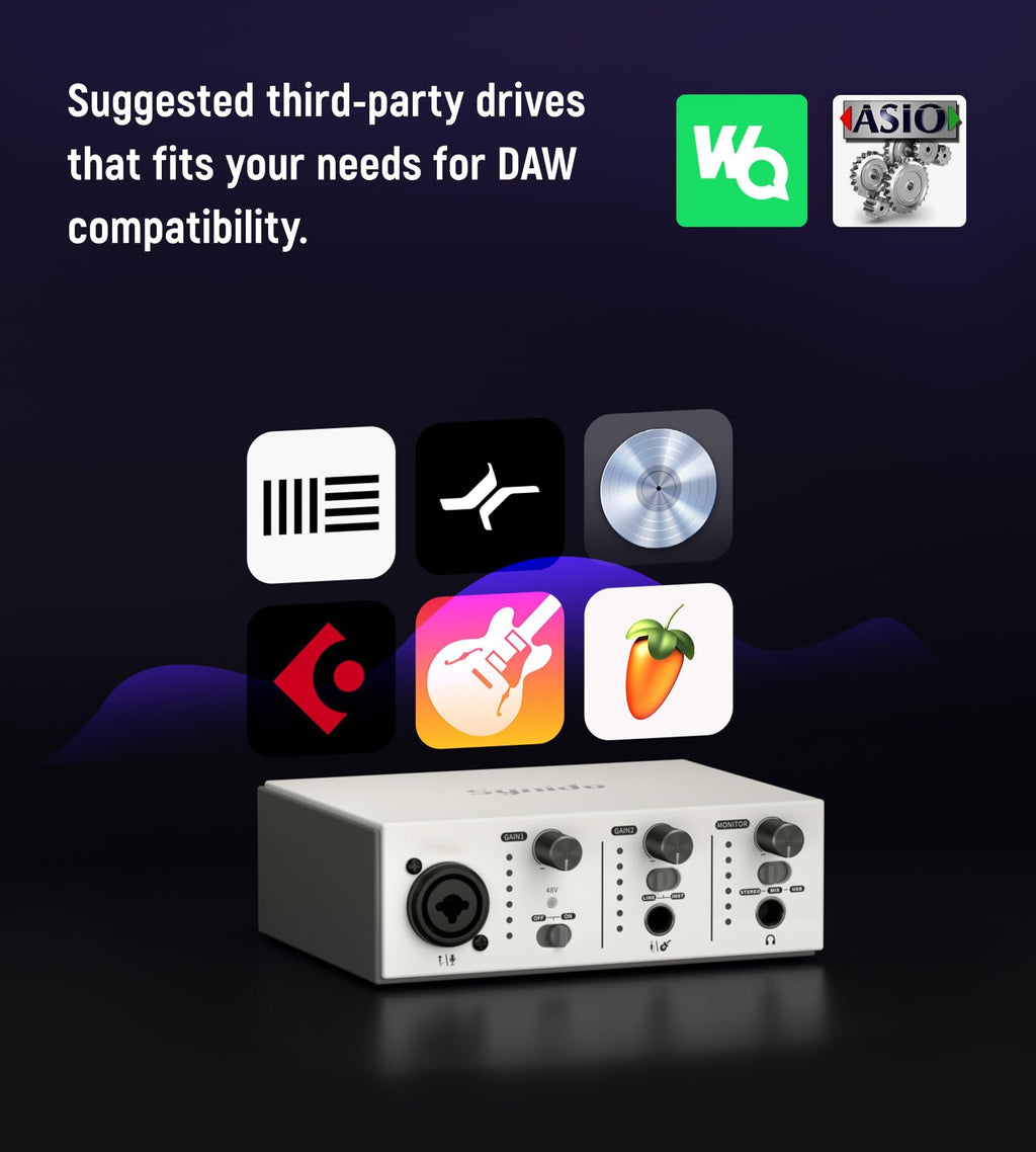 USB C Audio Interface Silver H215