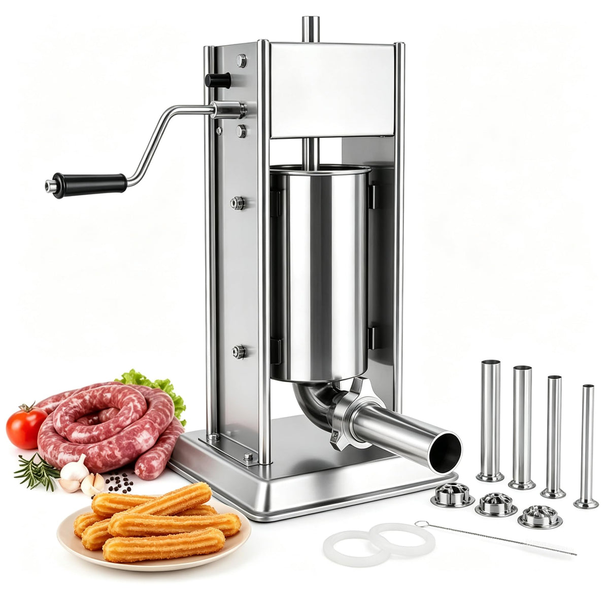 3-in-1 Manual Sausage Stuffer 15LB A3546