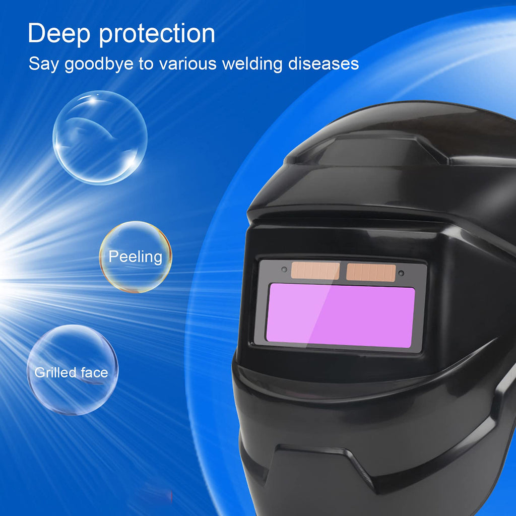 Adjustable Solar Powered Auto Darkening Welding Helmet N1087