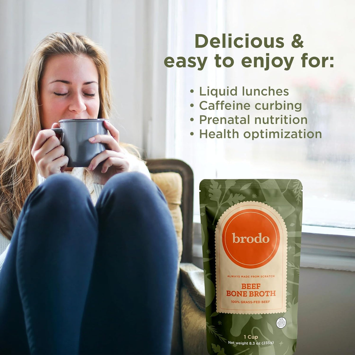 Grass-Fed Beef Bone Broth 8.3 oz Q82153