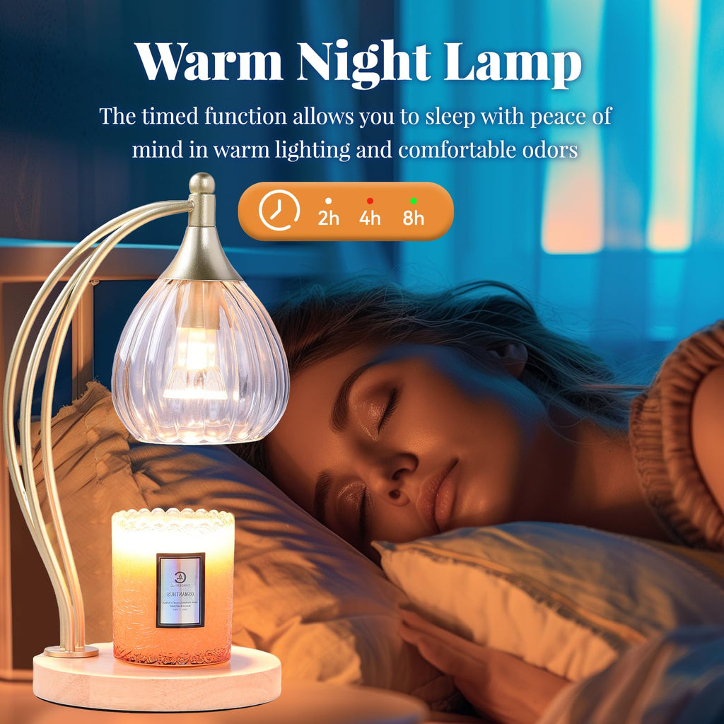Dimmable Candle Warmer Lamp with Timer M28598