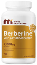 Berberine with Ceylon Cinnamon 2,000 mg 240 Vegetarian Capsules U582