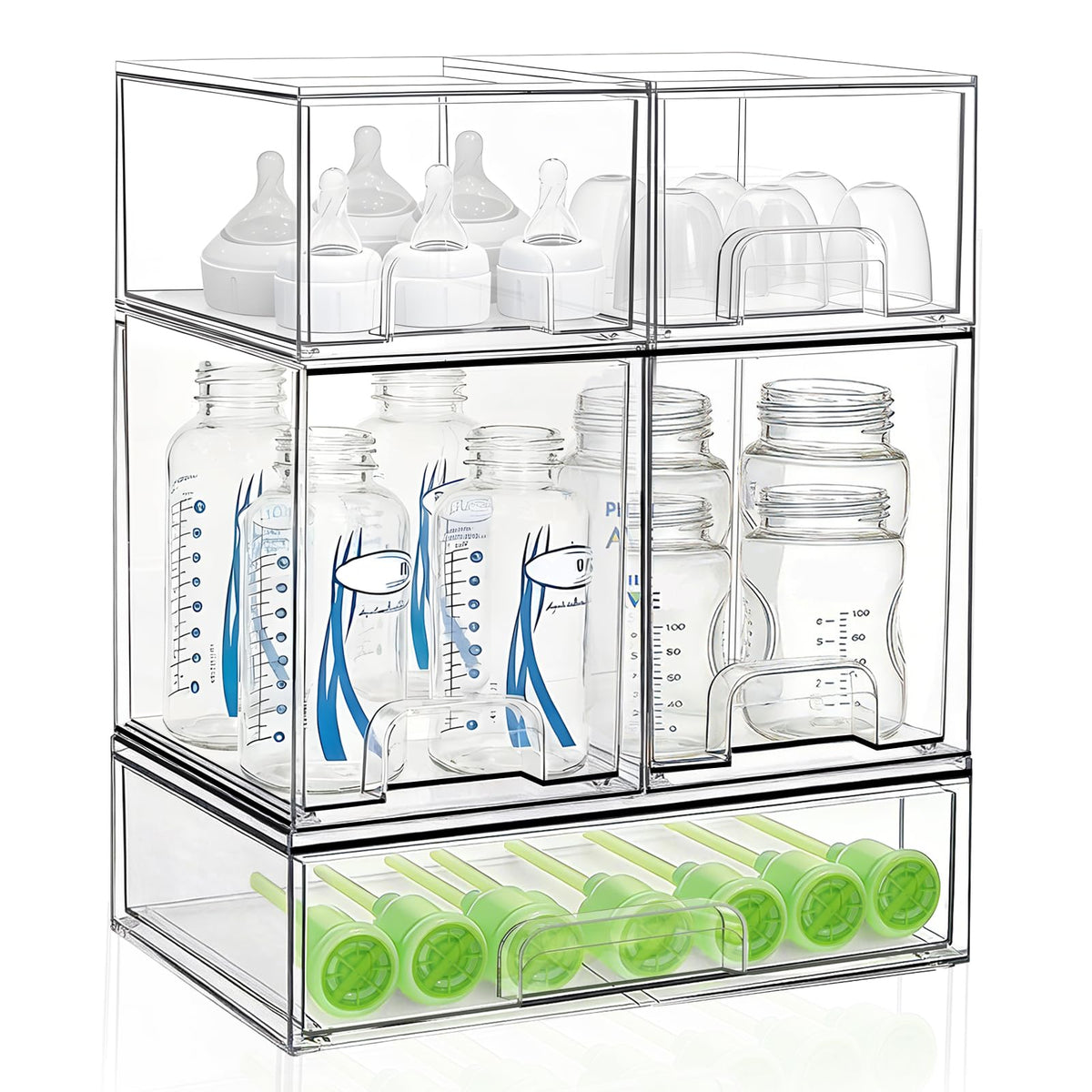 Acrylic Stackable Bottle Storage Organizer C85398