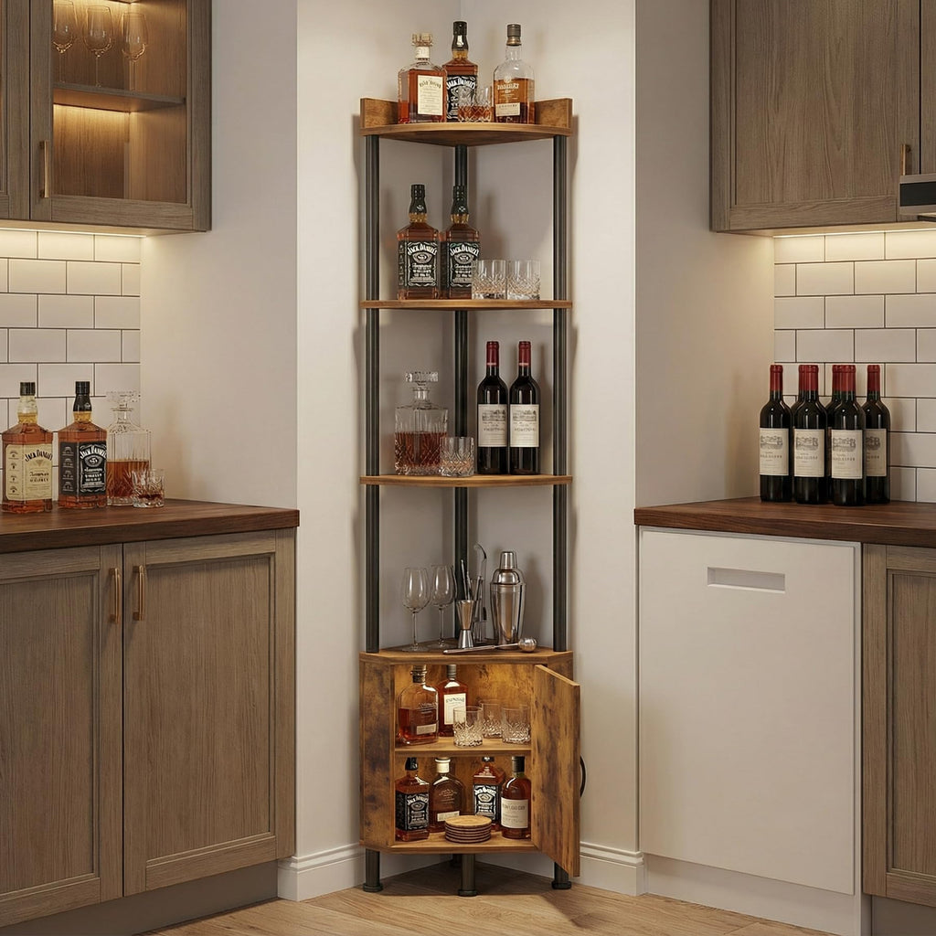 5-Tier Corner Shelf Stand D5108