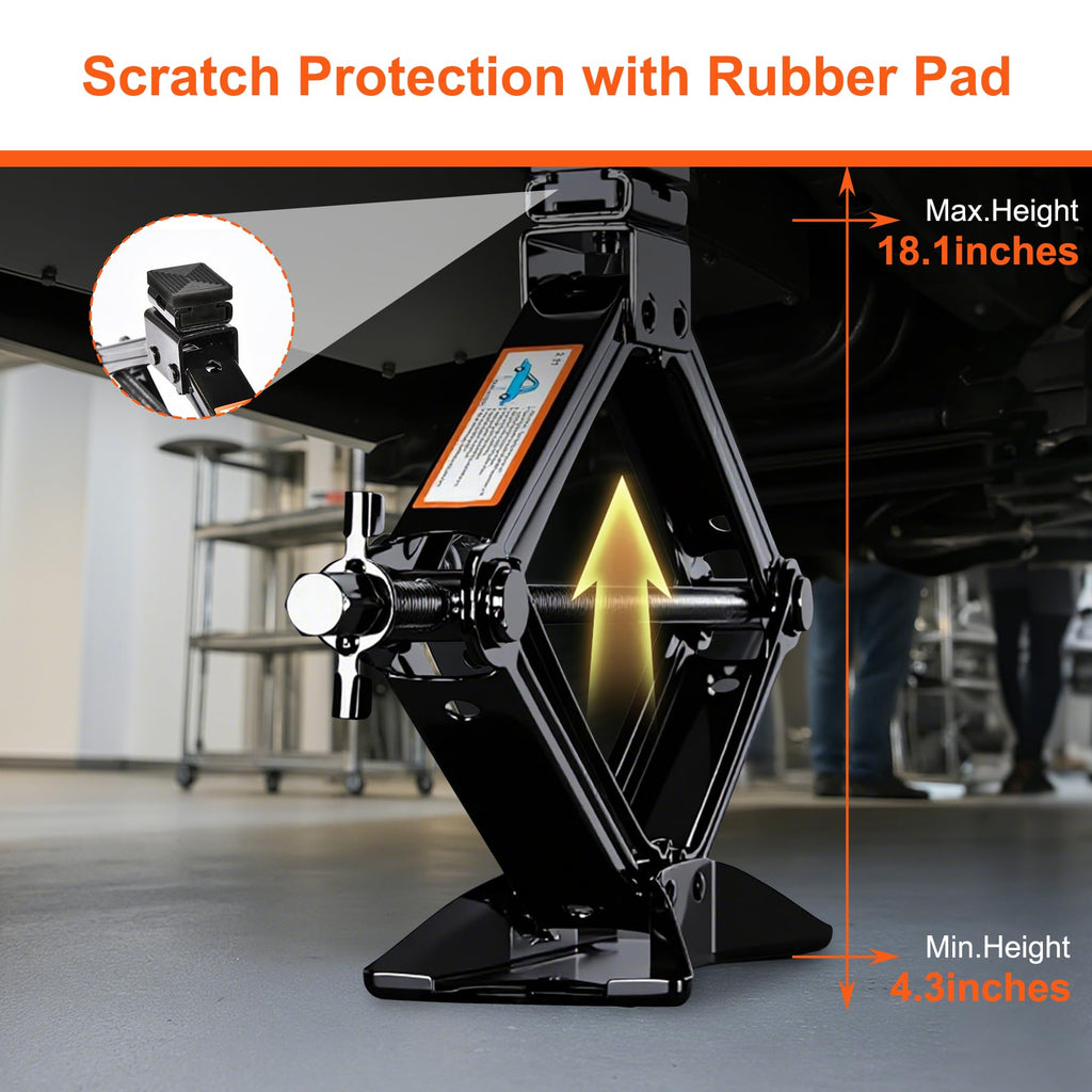 3T Scissor Jack Car Tire Changing Kit P260258