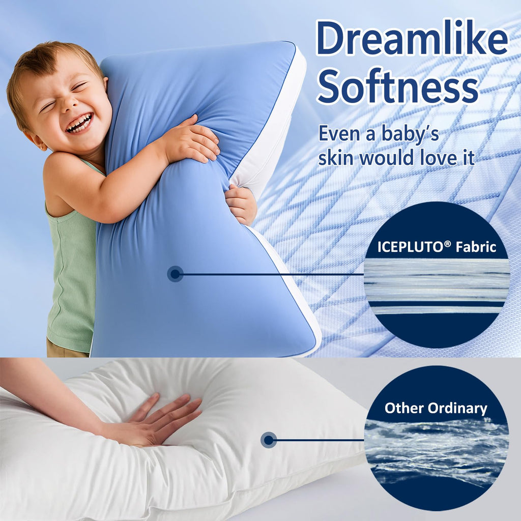 King Size Set of 2 Down Alternative Bed Pillows K25246