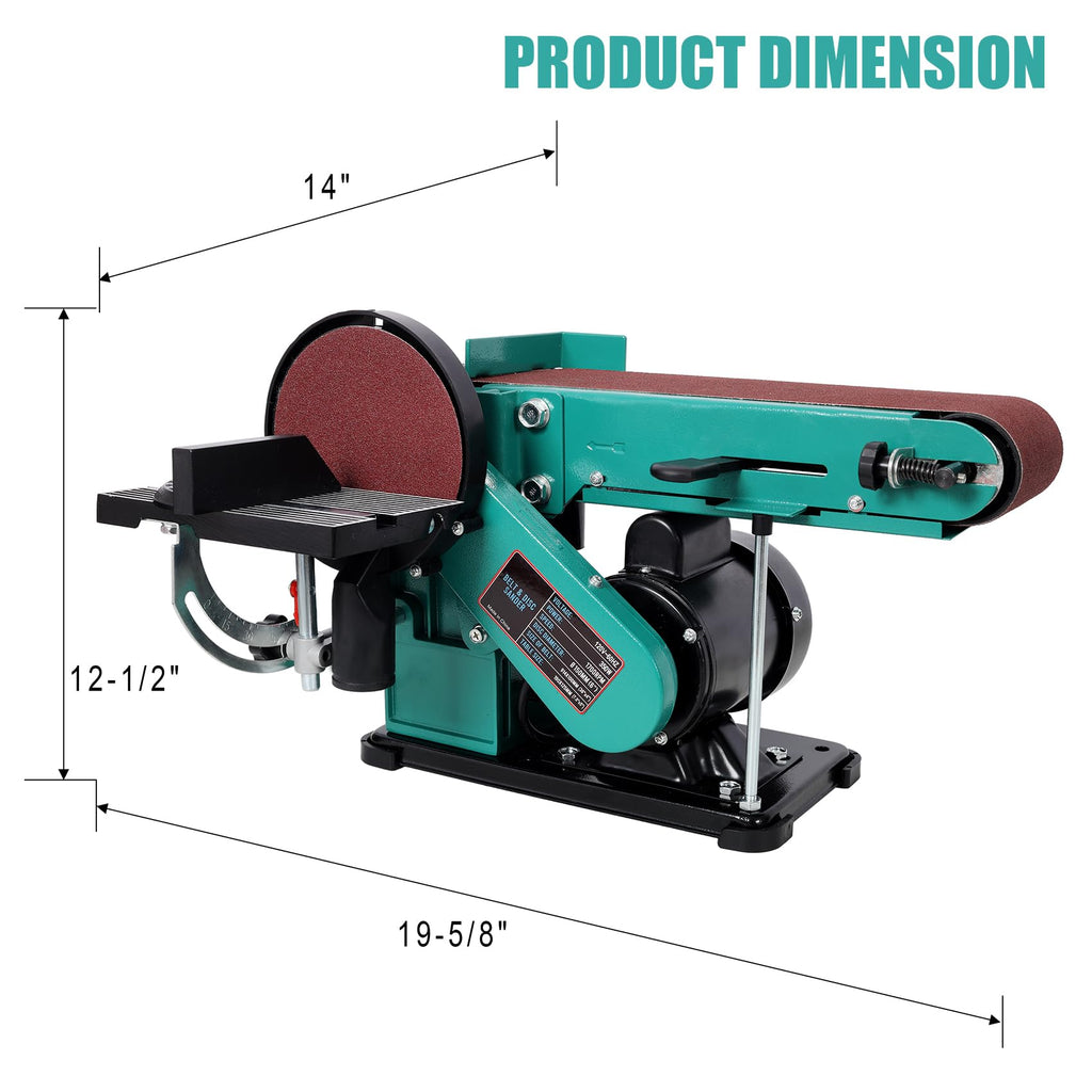 4x36 Inch Belt and 6 Inch Disc Benchtop Sander S864