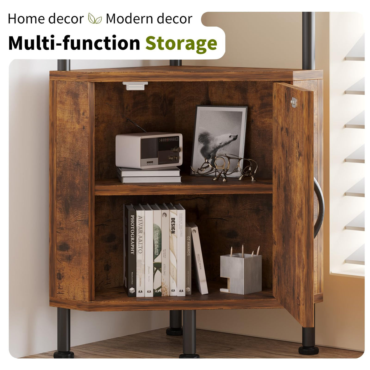 5-Tier Corner Shelf Stand D5108