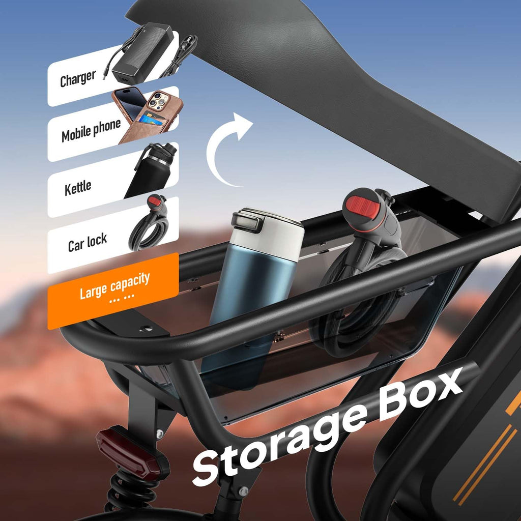 1000W Peak Electric Bike with 48V 13AH Battery, 16" Fat Tire I583