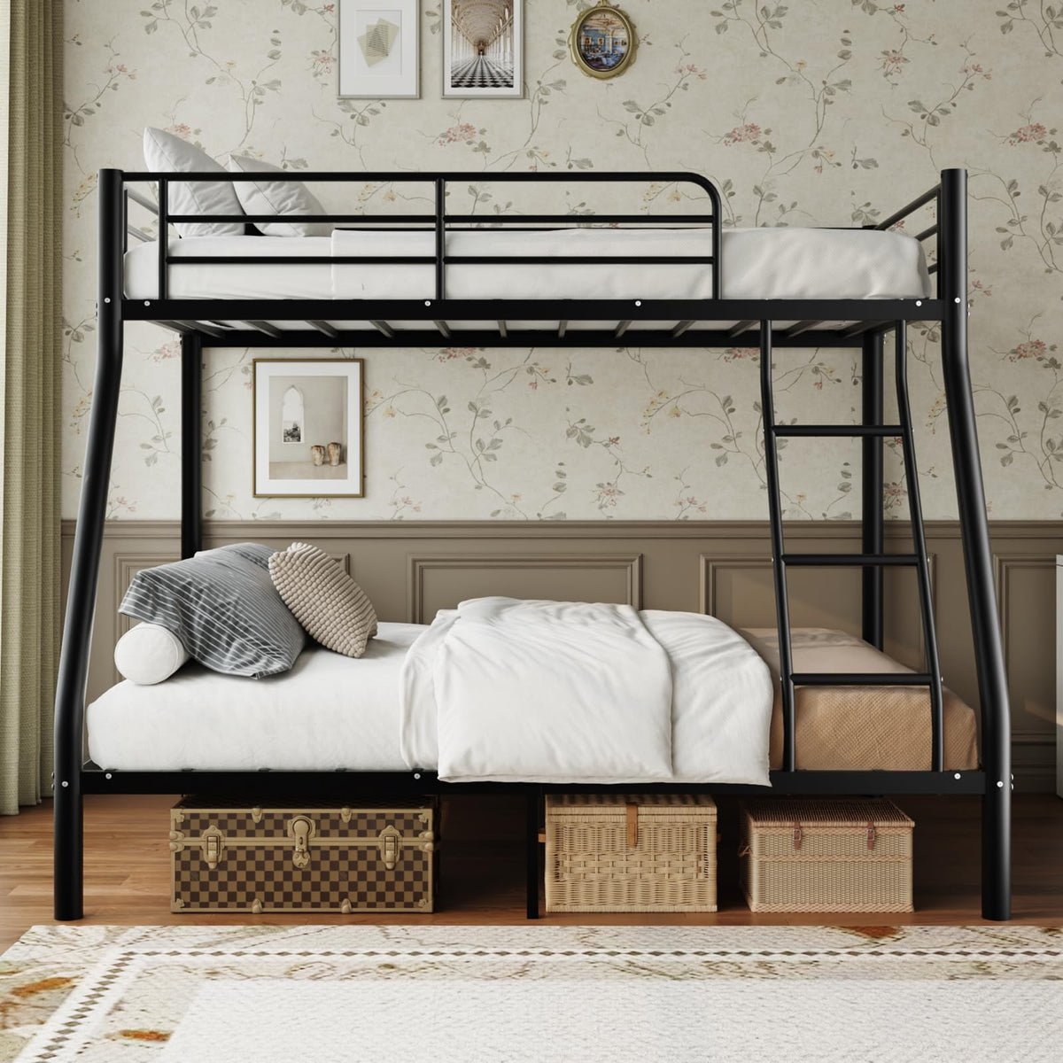 Twin Over Full Size Metal Bunk Beds M370