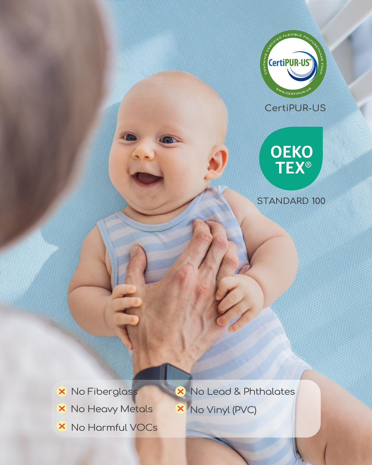 Breathable Waterproof Crib Mattress L406