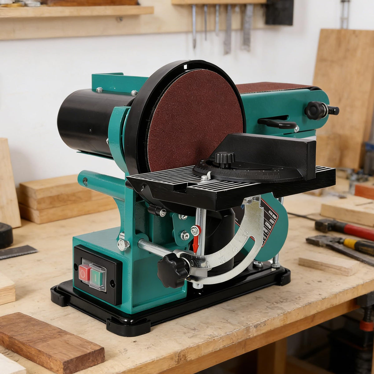 4x36 Inch Belt and 6 Inch Disc Benchtop Sander S864