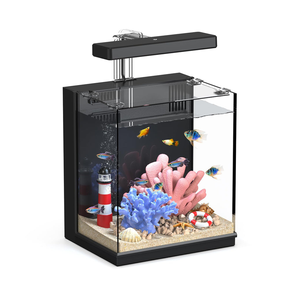 2 Gallon Betta Fish Tank with Filter & Light I377518