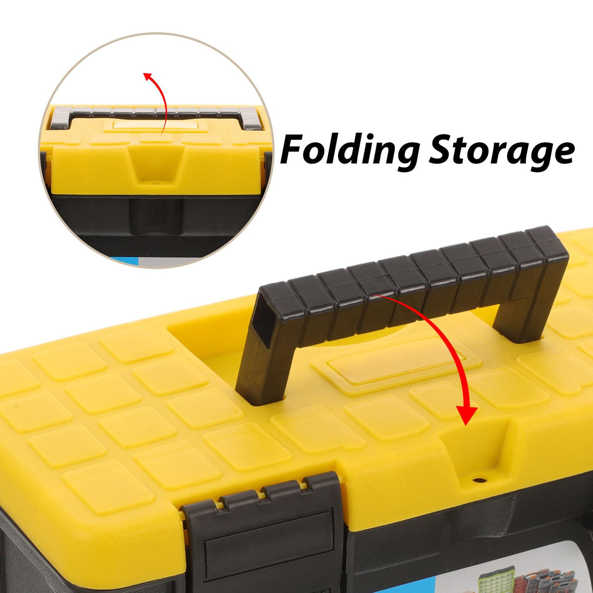 10 Inch Tool Box Organizer Hard Carrying Case M9051
